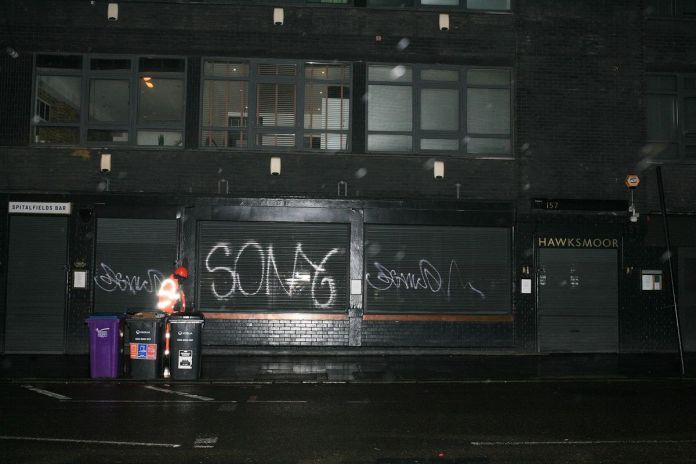 Hawksmoor, Commercial Street, Shoreditch, closed amid coronavirus lockdown in London