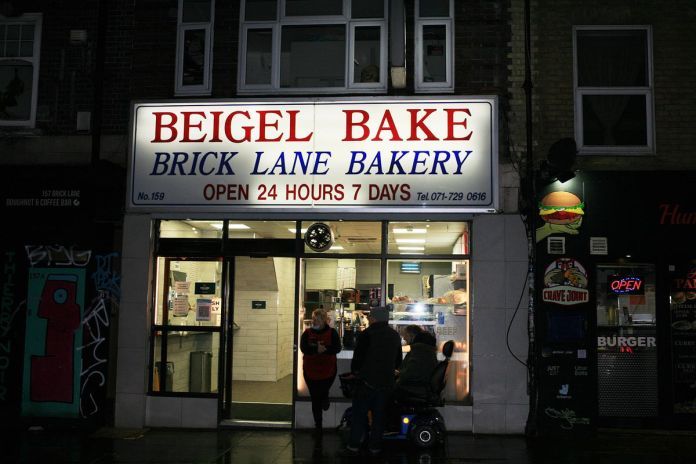 Beigel Bake at Brick Lane, one of London's best 24-hour restaurants, open during coronavirus lockdown in London