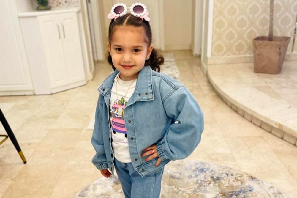 This undated handout photograph obtained courtesy of the family shows six-year-old Palestinian girl Hind Rajab posing for a picture. — AFP pic