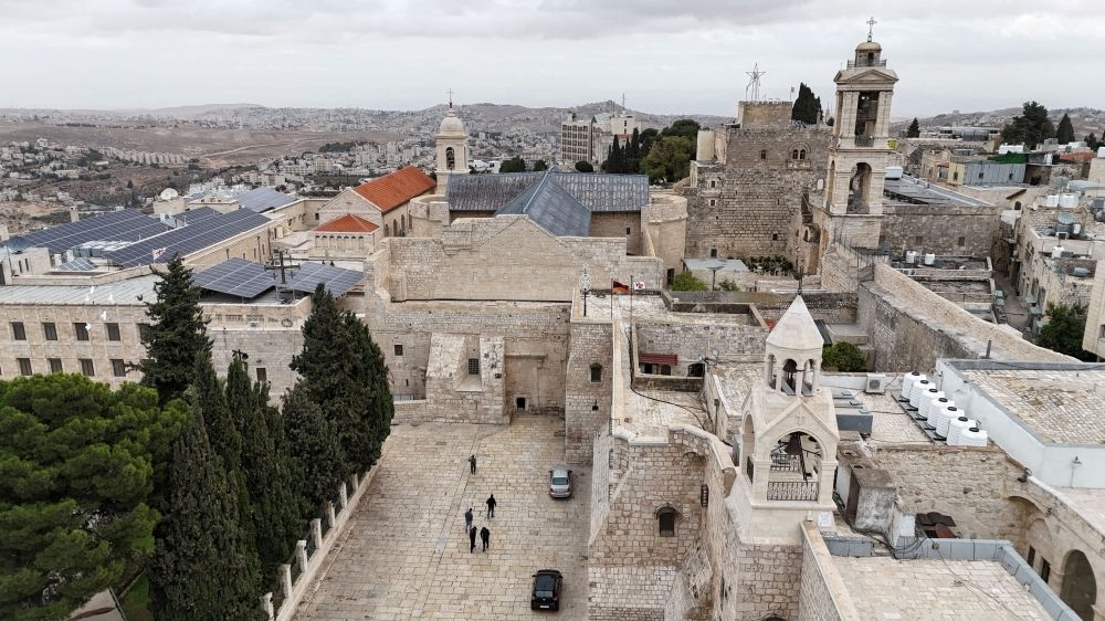 No Christmas in Bethlehem as war, exodus, and empty streets grip the Holy City A drone view of the Church of the Nativity, in Bethlehem in the Israeli-occupied West Bank. — Reuters pic