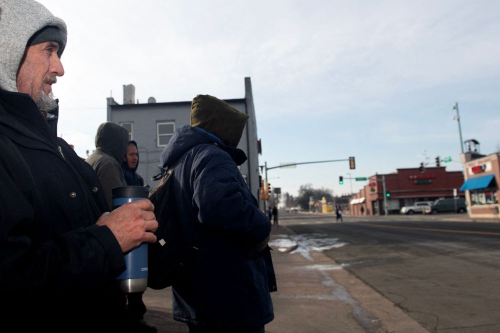 Day labourers, many of whom are undocumented immigrants, wait near a parking lot on Dayton Street in Aurora, Colorado, for the opportunity to work on February 17, 2025. The number of day labourers gathering on Dayton Street has declined out of a sense of fear since the past US presidential election when Republican presidential nominee and current US President Donald Trump declared that Aurora was crime-ridden city and overrun by undocumented migrant gang members of the Venezuelan gang Tren de Aragua. — AFP pic
