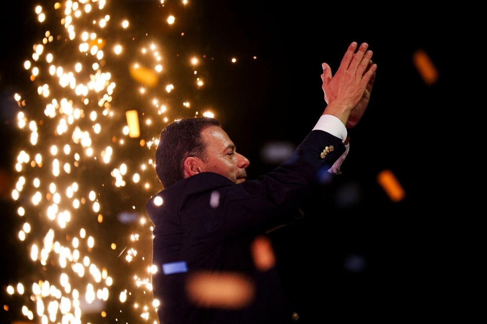 What to know about Portugal's snap election and the leaders vying for power Democratic Alliance (AD) party leader and Portuguese Prime Minister Luis Montenegro gestures during a campaign rally in Lisbon on May 16. — AFP pic