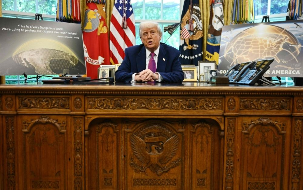 North Korea warns Trump’s ‘Golden Dome’ missile shield plans could trigger ‘nuclear war’ in space US President Donald Trump speaks during an announcement about the Golden Dome missile defense shield, in the Oval Office of the White House on May 20, 2025, in Washington, DC. — AFP pic