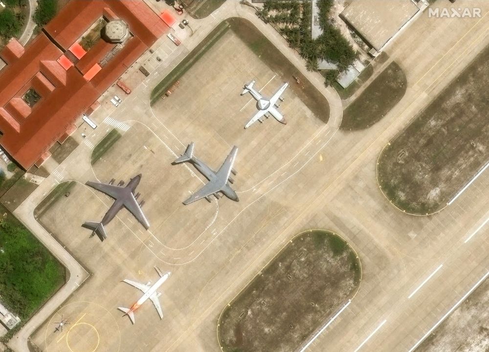 Satellite images show China’s most advanced H-6 bombers on disputed Paracel Islands in South China Sea A KJ-500 early warning plane along with Y-20 transport aircraft are parked on the tarmac of an airfield on Woody Island, in the disputed Paracel archipelago, which is known in China as Xisha Islands, South China Sea, May 19, 2025. — Maxar Technologies handout pic via Reuters