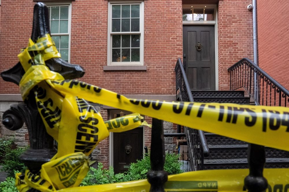 A view shows the Manhattan town house where William Duplessie and John Woeltz allegedly tortured an Italian man for weeks in an attempt to gain access to his cryptocurrency wallet, in New York City May 29, 2025. — Reuters pic