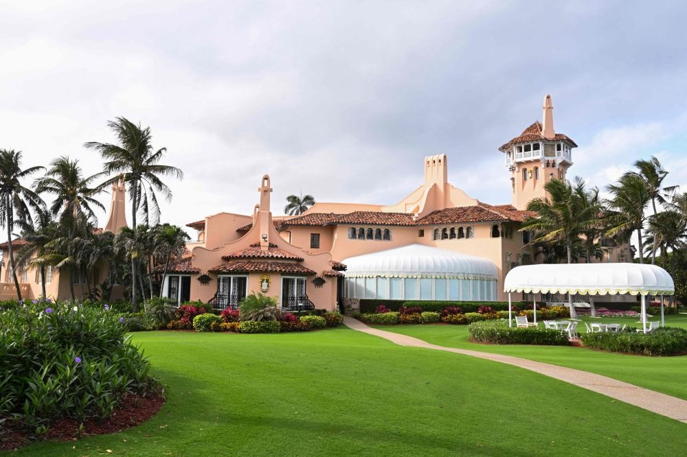 The main building of the Mar-a-Lago Club in Palm Beach, Florida on February 18, 2025. — AFP pic