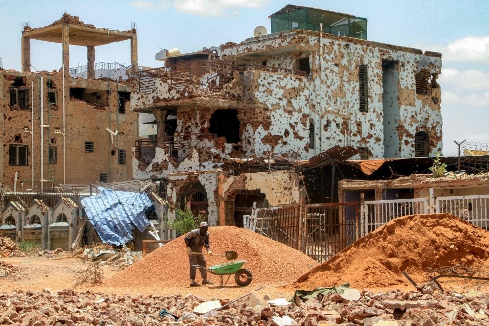 As Sudan’s war deepens, paramilitaries form a rival government — is a breakup coming? Heavily-damaged buildings at a site in the Lamab suburb on the southwestern outskirts of capital Khartoum on July 30, 2025 as residents return amidst reconstruction efforts. — AFP pic
