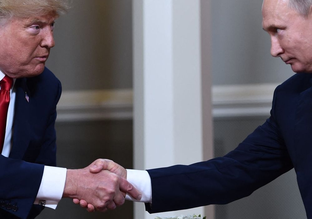 From tsarist outpost to summit stage: Alaska’s Russian past looms over Trump-Putin talks In this file photo taken on July 16, 2018, US President Donald Trump and Russian President Vladimir Putin shake hands ahead a meeting in Helsinki. US President Donald Trump said on August 8, 2025 he would meet with Russian counterpart Vladimir Putin on August 15 in Alaska, as the Republican billionaire hopes to help mediate an end to the war in Ukraine. — AFP pic
