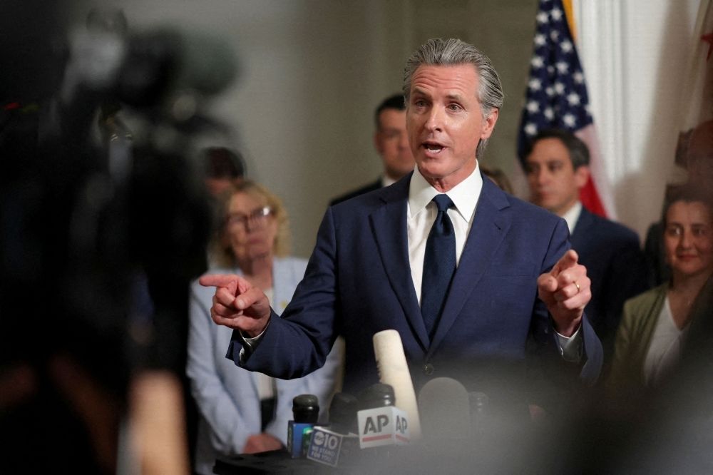 Texas and California race to redraw electoral maps in 2026 US midterm power play California Governor Gavin Newsom speaks at a press conference, accompanied by members of the Texas Democratic legislators, at the governor’s mansion in Sacramento, California August 8, 2025. — Reuters pic