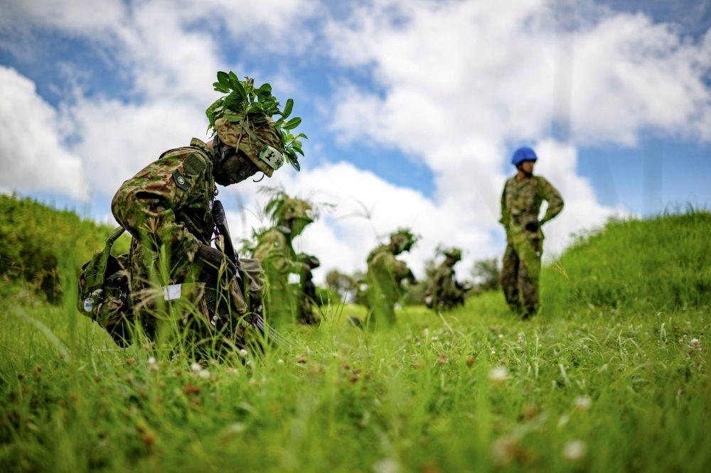 Tokyo wants a beefed up military in southwestern regions like Okinawa, home to some 70 per cent of US military bases in Japan and seen as strategically important for monitoring China, the Taiwan Straight and the Korean Peninsula. — AFP Tokyo wants a beefed up military in southwestern regions like Okinawa, home to some 70 per cent of US military bases in Japan and seen as strategically important for monitoring China, the Taiwan Straight and the Korean Peninsula. — AFP