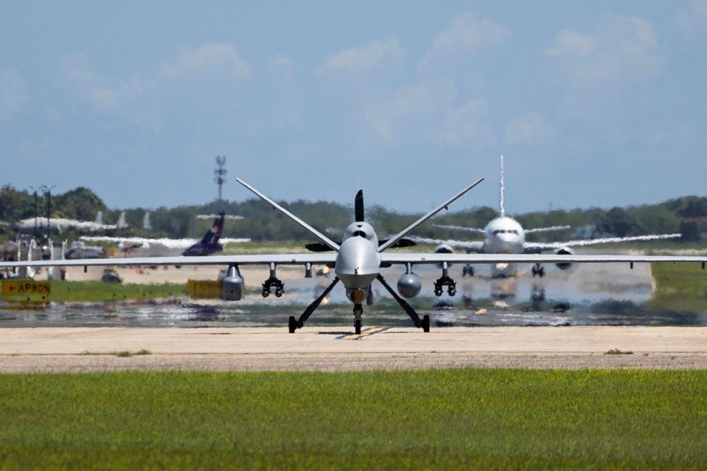 Trump to reinterpret 1987 missile treaty to expand global attack drone sales, unlock US$142b Saudi deal A US unmanned Reaper drone taxies on the runway of the Rafael Hernandez Airport in Aguadilla, Puerto Rico September 4, 2025. — Reuters pic