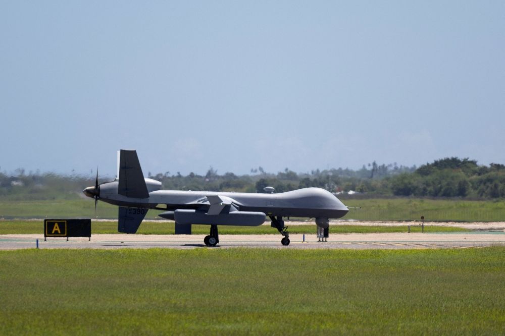 A US unmanned Reaper drone taxies on the runway of the Rafael Hernandez Airport in Aguadilla, Puerto Rico September 4, 2025. — Reuters pic A US unmanned Reaper drone taxies on the runway of the Rafael Hernandez Airport in Aguadilla, Puerto Rico September 4, 2025. — Reuters pic