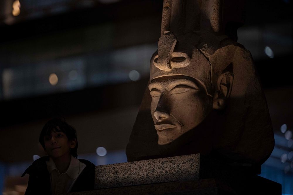 Egypt opens billion-dollar Grand Museum in Giza, hopes to revive tourism A visitor tours the Grand Egyptian Museum, in Giza on the southwestern outskirts of the capital Cairo on February 7, 2025, set to open fully on July 3, following a partial opening in October. — AFP pic