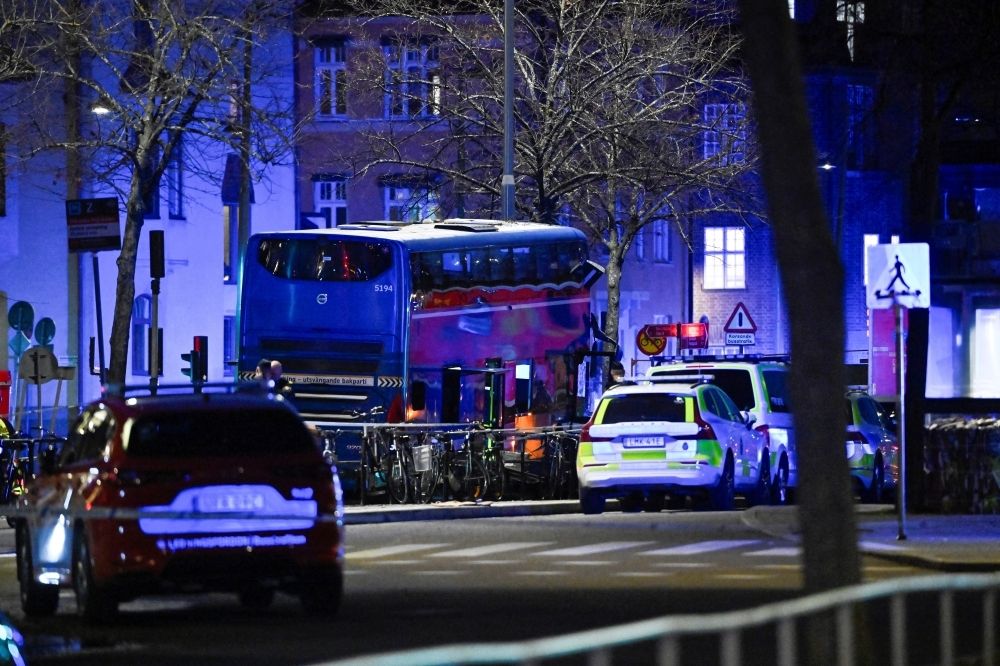 Bus crashes into Stockholm stop, multiple dead and injured, driver arrested A view of a bus which crashed into a bus shelter in Ostermalm in Stockholm, Sweden, November 14, 2025. — TT News Agency/Henrik Montgomery pic via Reuters