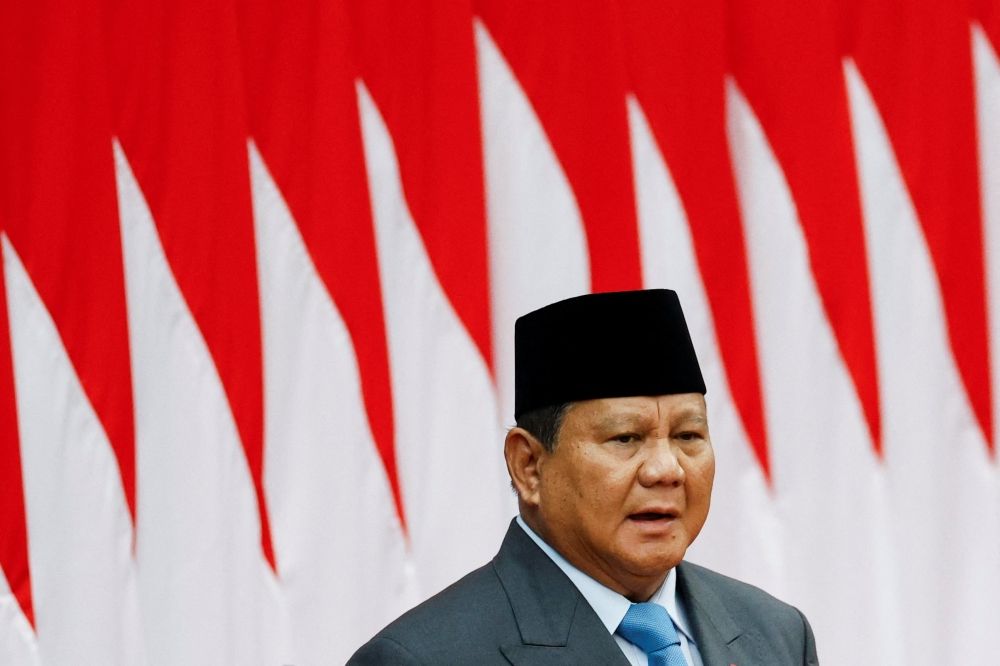 Indonesian President Prabowo Subianto looks on before he delivers his annual State of the Nation Address, ahead of the country’s Independence Day, in Jakarta, Indonesia, August 15, 2025. — Reuters pic Indonesian President Prabowo Subianto looks on before he delivers his annual State of the Nation Address, ahead of the country’s Independence Day, in Jakarta, Indonesia, August 15, 2025. — Reuters pic