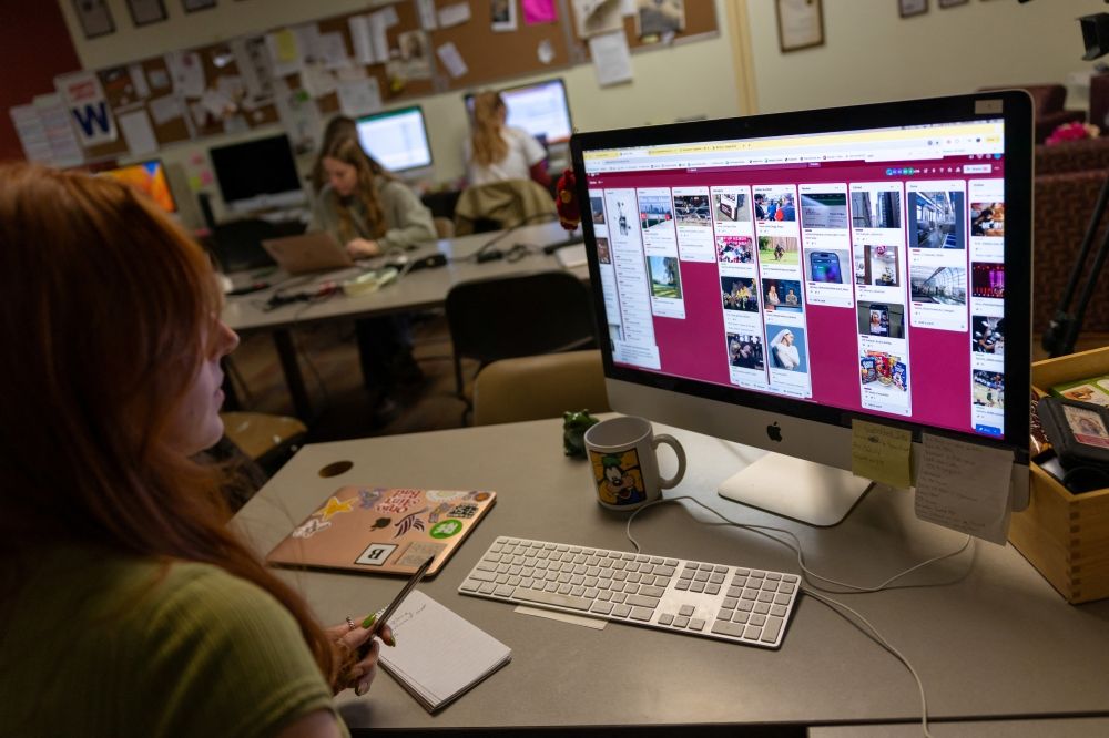 Lilli Malone, a student at Loyola University and editor in chief of The Loyola Phoenix newspaper, looks at a screen during closing night at the university newsroom in downtown Chicago, Illinois November 11, 2025. — Reuters pic Lilli Malone, a student at Loyola University and editor in chief of The Loyola Phoenix newspaper, looks at a screen during closing night at the university newsroom in downtown Chicago, Illinois November 11, 2025. — Reuters pic