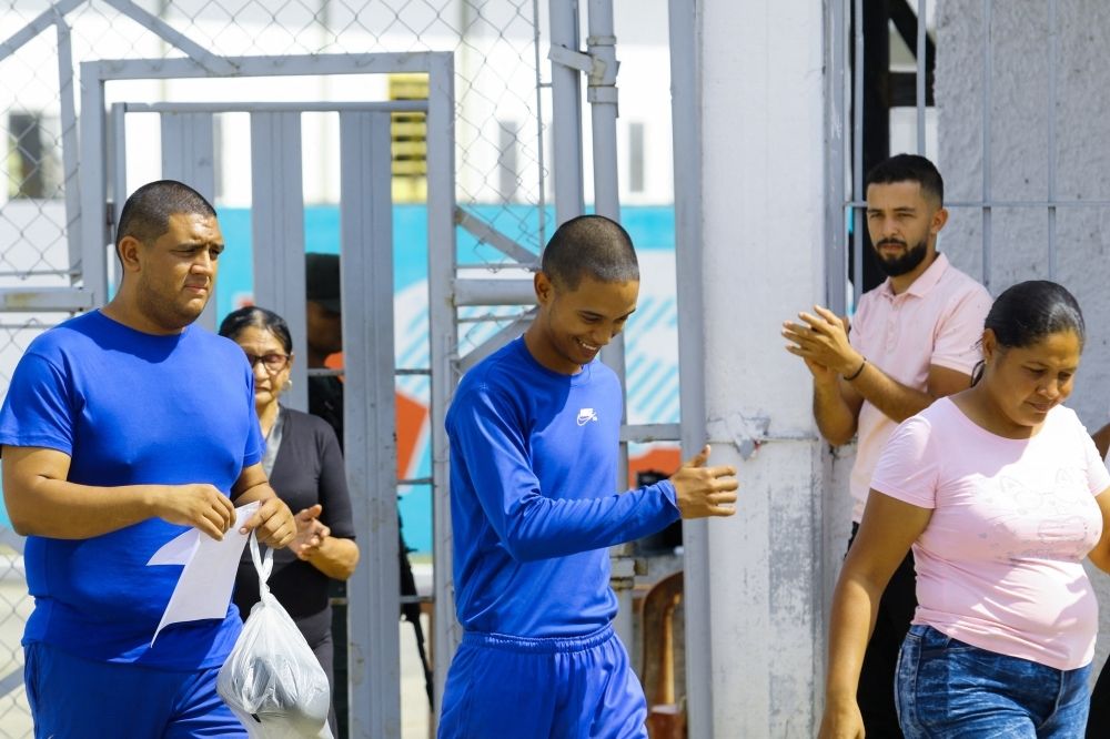 Venezuela frees more than 100 political prisoners amid US pressure, rights group says Men who were imprisoned are released from prison outside the ‘El Libertador’ prison complex, amid prisoner releases by the Venezuelan government following the US capture of Nicolas Maduro, in Tocuyito, Venezuela, January 25, 2026. — Reuters pic