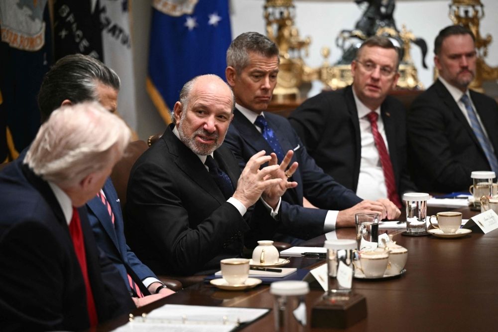 US Commerce Secretary Lutnick planned lunch on Epstein’s island, new files show as Musk emails also released US Secretary of Commerce Howard Lutnick (3rd left) speaks as President Donald Trump (left) hosts a cabinet meeting in the Cabinet Room of the White House in Washington, DC, on January 29, 2026. — AFP pic