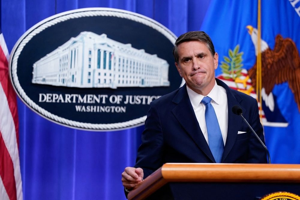 ‘We didn’t protect or not protect anybody’: US releases massive Epstein file trove, says no special treatment for Trump Deputy US Attorney General Todd Blanche reacts during a press conference at the Justice Department in Washington, D.C. January 30, 2026. — Reuters pic