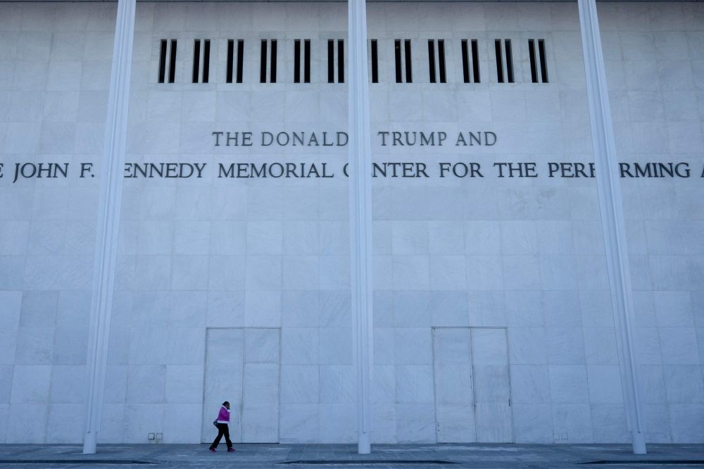 A view of the Kennedy Center in Washington, DC, on February 2, 2026. — AFP pic A view of the Kennedy Center in Washington, DC, on February 2, 2026. — AFP pic
