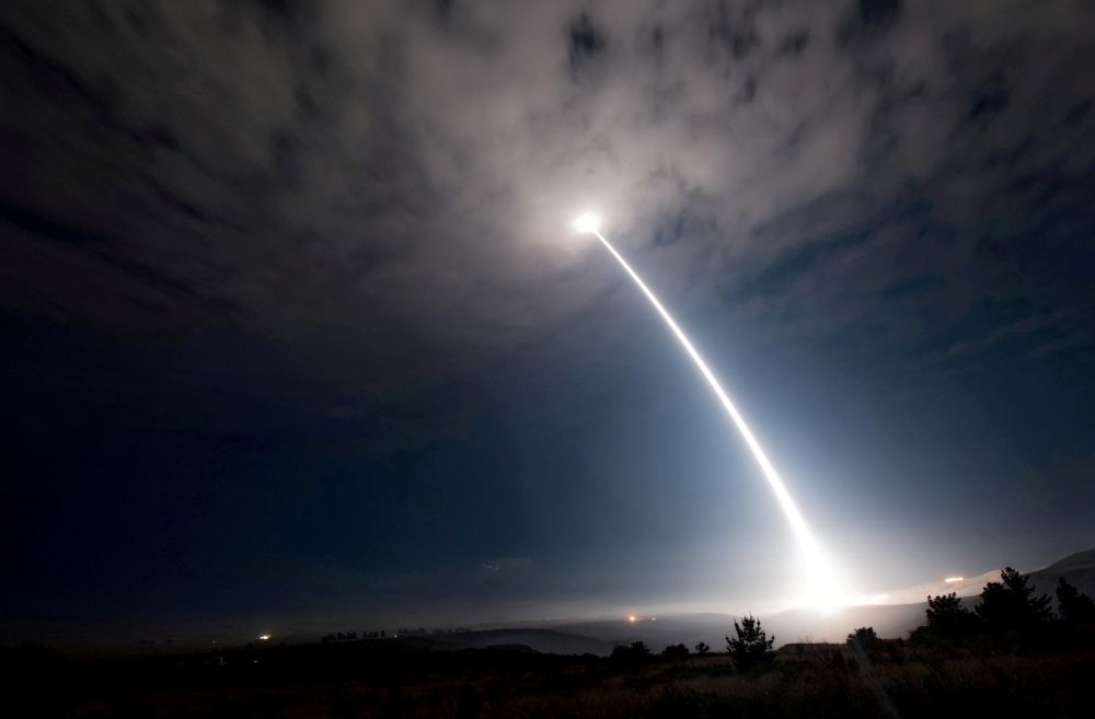 Global nuclear weapons spending hits record US$119b amid rising tensions as studies warn of new ‘arms race’ An unarmed Minuteman III intercontinental ballistic missile launches during an operational test at 2:10 am Pacific Daylight Time at Vandenberg Air Force Base, California August 2, 2017. — US Air Force/Senior Airman Ian Dudley handout pic via Reuters