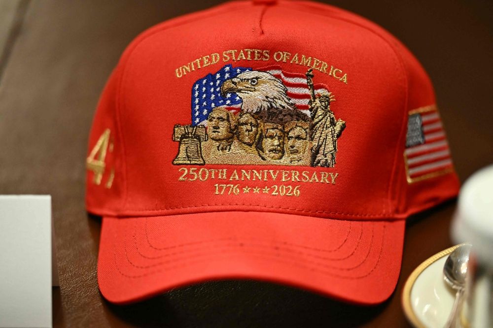 ‘American dream’ under strain but still alive as US marks 250 years of independence A hat reading ‘United States of America, 250th Anniversary’ sits in front US President Donald Trump during a cabinet meeting in the Cabinet Room of the White House in Washington, DC, on May 27, 2026. — AFP pic