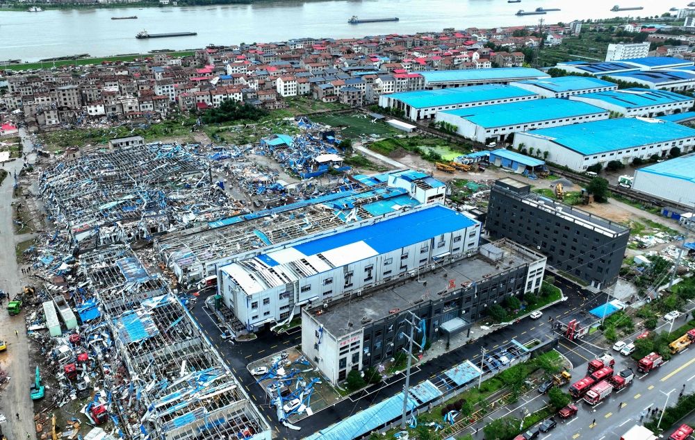 Xi calls for ‘all out’ rescue as storms, tornadoes and landslide kill 15, injure hundreds and displace thousands in China An aerial view shows destroyed and damaged buildings in an affected area after a tornado hit the city of Huanggang, in China’s central Hubei province on July 7, 2026. — AFP pic