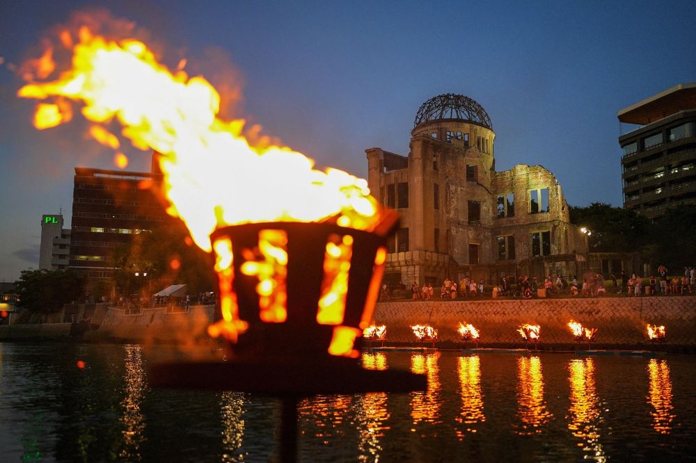 Japan’s pacifist stance faces fresh nuclear debate amid China, US concerns People gather along the Motoyasu River as ceremonial bonfires are lit before the Atomic Bomb Dome in Hiroshima on August 5, 2026, ahead of the 81st anniversary of the world’s first atomic bomb attack. — JIJI Press/Japan OUT/ AFP pic