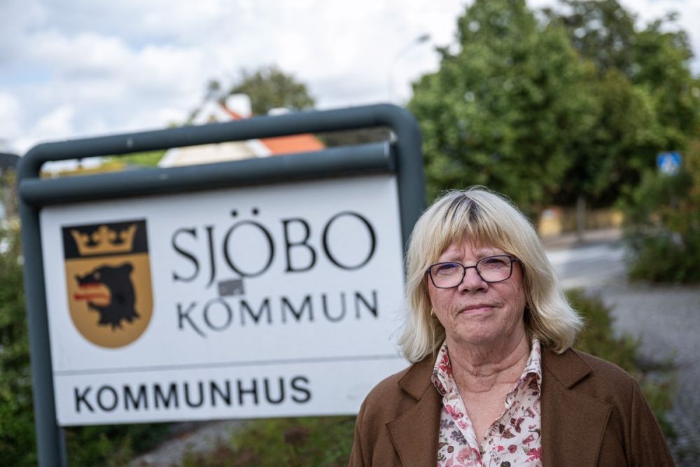 Charlotte Ramel, group leader of the liberals in Sjoebo municipality poses for a photograph outside the municipal offices of Sjoebo Municipality in Sjoebo, southern Sweden, on September 1, 2026. — AFP pic Charlotte Ramel, group leader of the liberals in Sjoebo municipality poses for a photograph outside the municipal offices of Sjoebo Municipality in Sjoebo, southern Sweden, on September 1, 2026. — AFP pic
