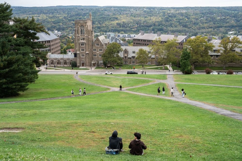This photo taken on October 2, 2026, shows students on Libe Slope on the campus of Cornell University in Ithaca, New York. — AFP pic This photo taken on October 2, 2026, shows students on Libe Slope on the campus of Cornell University in Ithaca, New York. — AFP pic