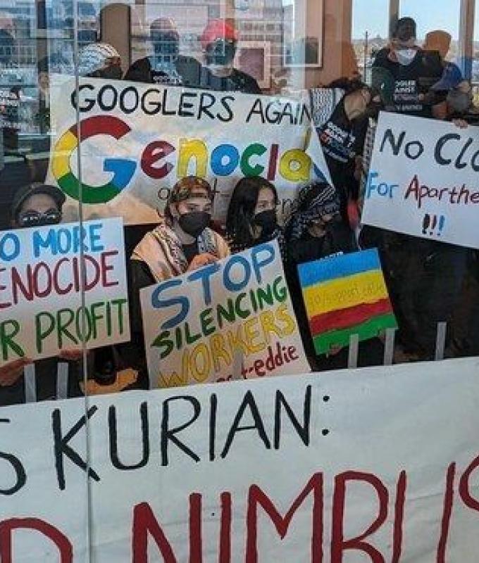 Google employees arrested after protesting against $1bn contract with Israel