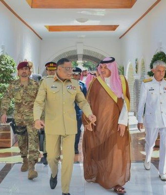 Saudi assistant defense minister holds talks with Pakistan’s top military officials in Islamabad