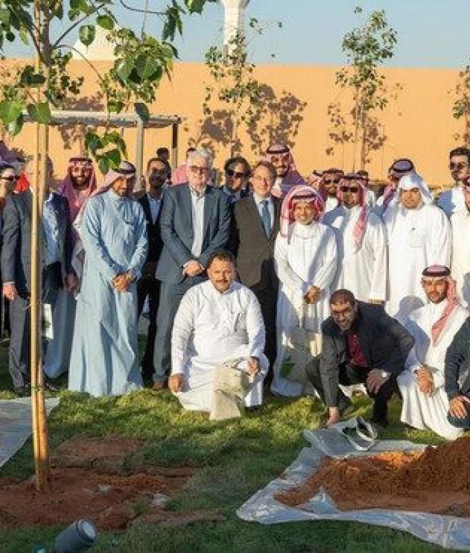 Urban greening begins in Irqah, Riyadh