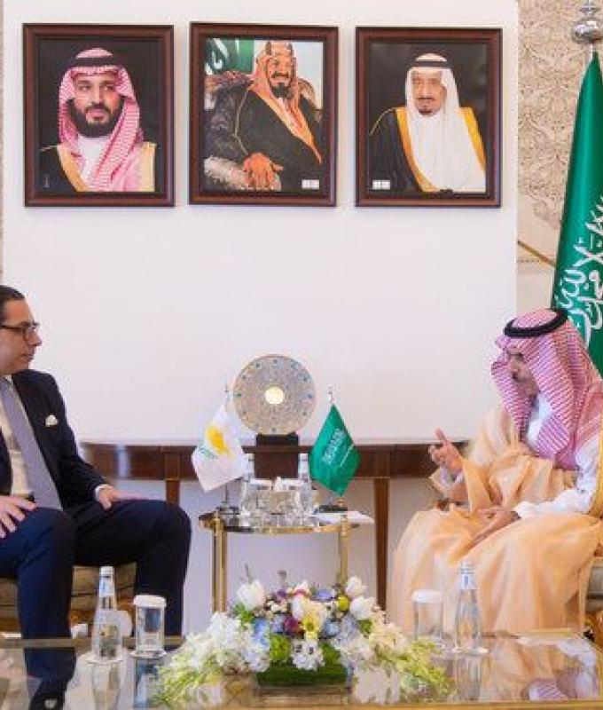 Saudi, Cypriot foreign ministers discuss relations