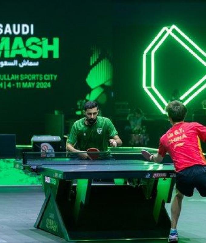 2 Saudi players knocked out on day 1 of Saudi Smash 2024 table tennis tournament in Jeddah