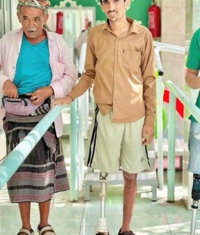 Saudi aid agency KSrelief treats hundreds at Aden prosthetics center