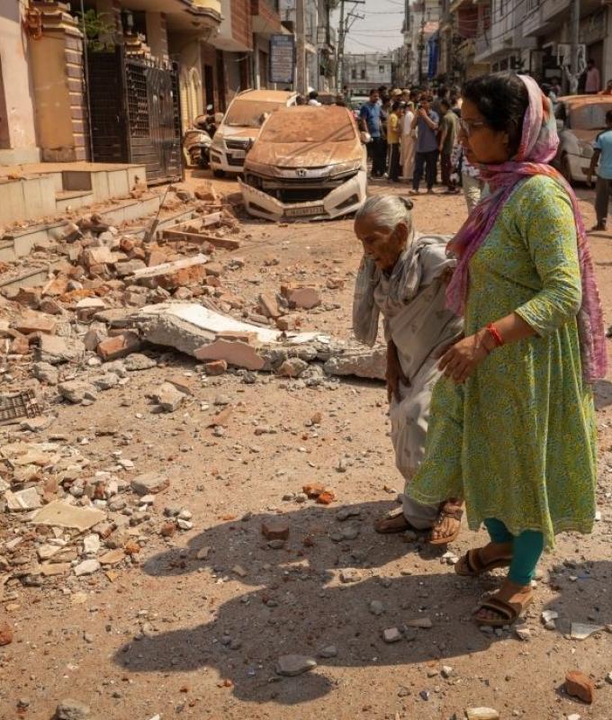 Explosions reported after India and Pakistan agree to ceasefire