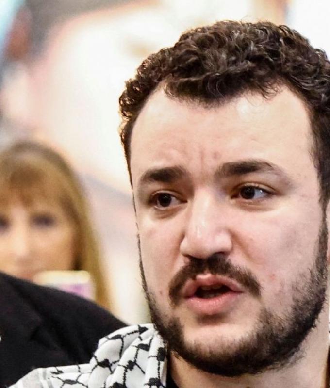 Pro-Palestinian protest leader sues Trump for US$20m over 104-day detention and missed birth of child