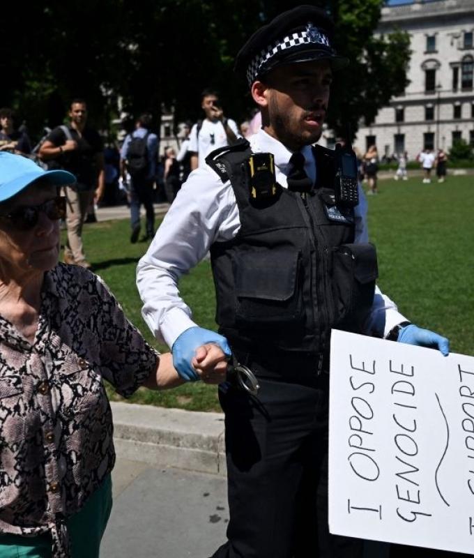 Pro-Gaza activists detained across five cities as UK enforces terror ban on protest group Palestine Action