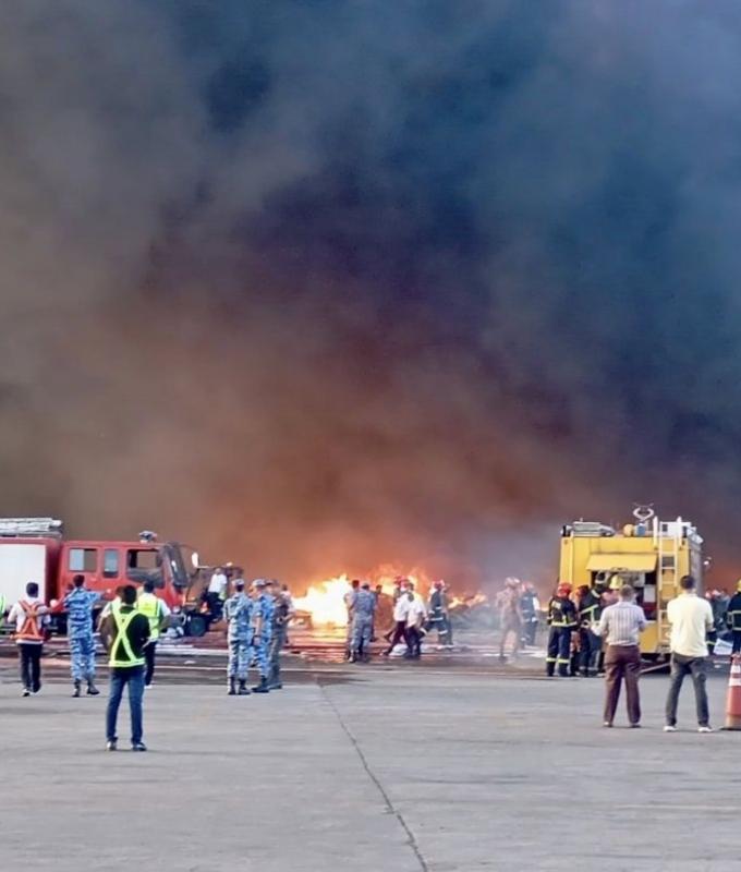 Flights suspended at Dhaka airport due to fire, The Daily Star reports