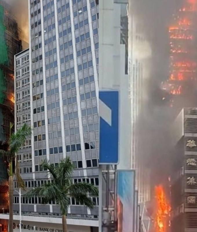 Two remain in critical condition after three-alarm fire at Hong Kong’s Chinachem Tower sends four to hospital (VIDEO)