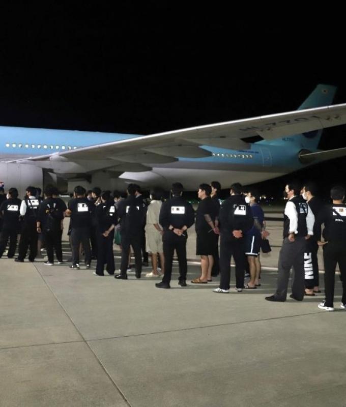 South Korea seeks arrest warrants for 59 deported from Cambodia over cyberscam links