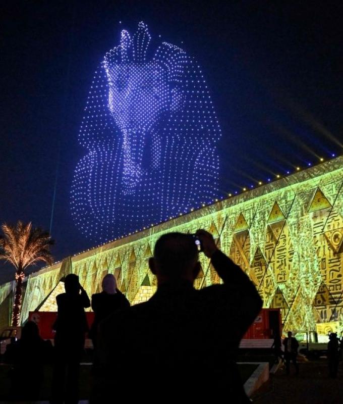 Egypt opens grand museum in lavish, pharaonic ceremony after two-decade wait
