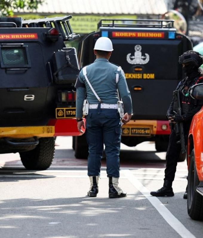 Blast rocks Jakarta school mosque during Friday prayers, over 50 with injuries, including burns