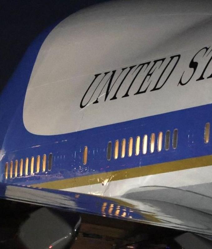 Package with anti-Trump message triggers evacuation at Air Force One base, no contaminants detected