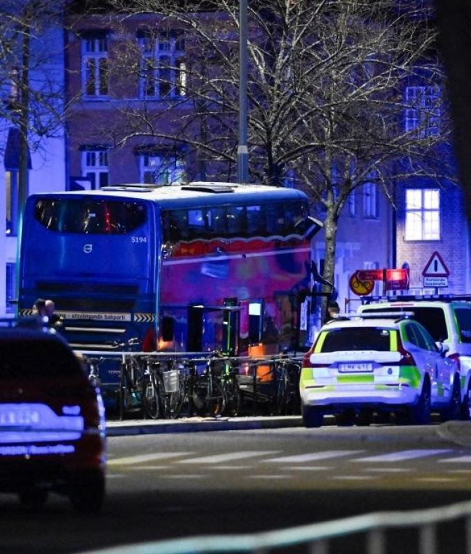 Bus crashes into Stockholm stop, multiple dead and injured, driver arrested