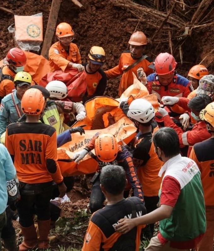 Indonesia landslides death toll rises to 18 with over 30 missing