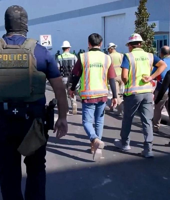 US Department of Justice sues California over law banning federal officers from wearing masks on duty