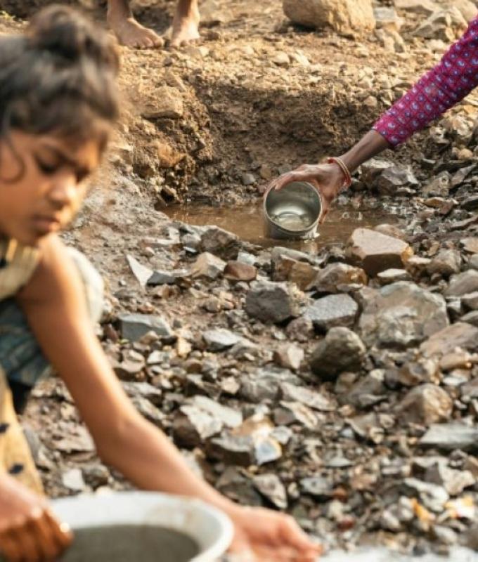Education for girls in rural India hit hard as wells dry up in extreme heat