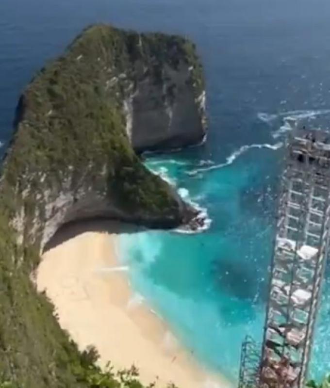 Bali to tear down disputed cliffside glass lift after public uproar